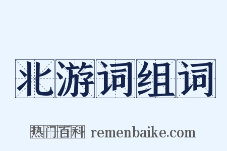 北游词组词是什么意思的图片